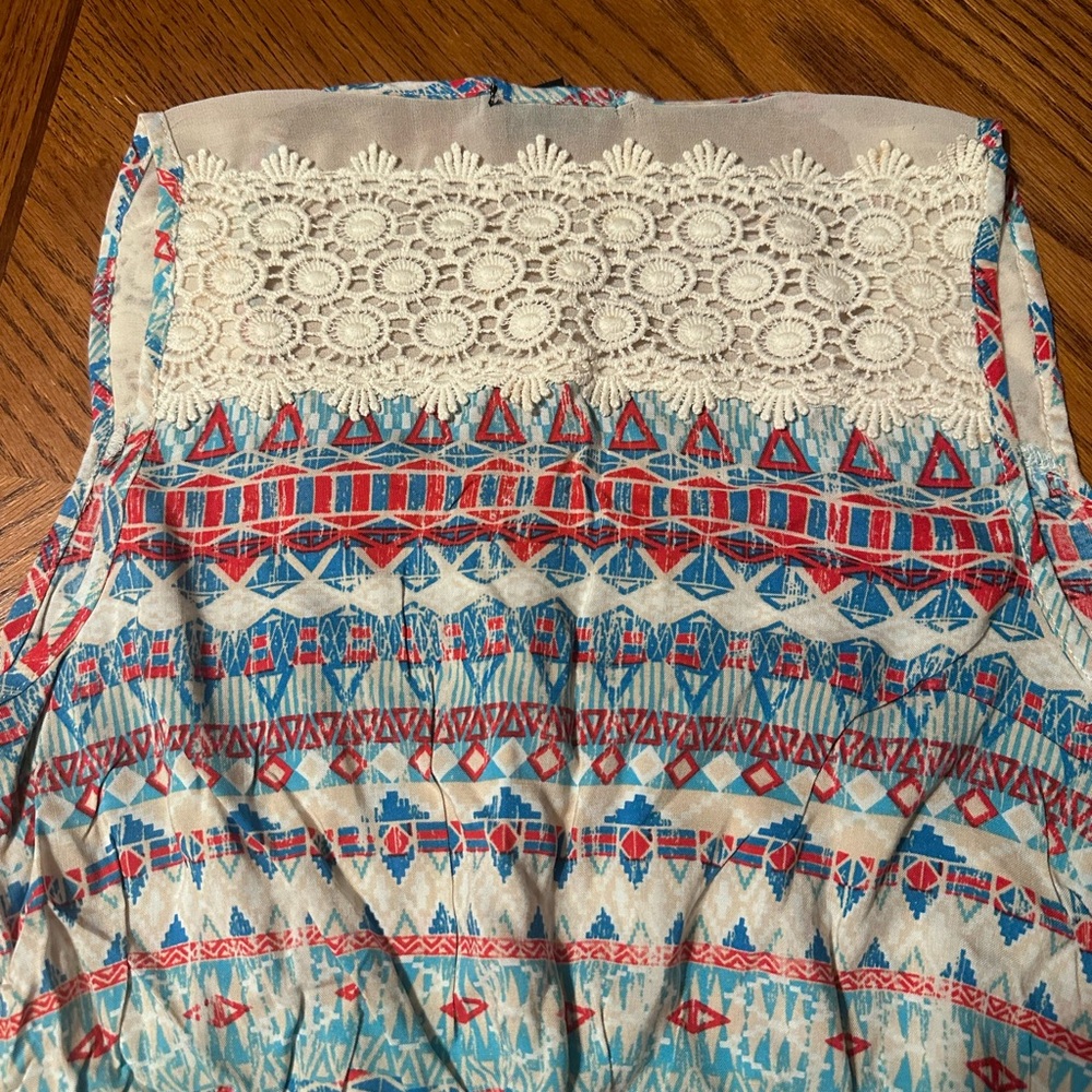 Timing Colorful Patterned Mini Dress - Picture 6 of 7